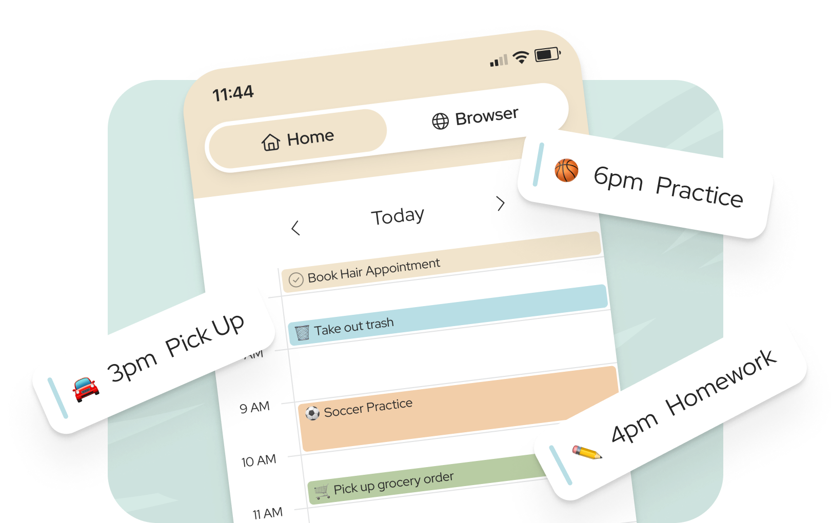 Maple Household Organizer Calendar To Do Lists Notes Chat
